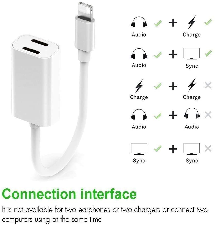 Phone Headphone Adapter Charger and Headphones Phone Repair Anytime Anywhere you Like